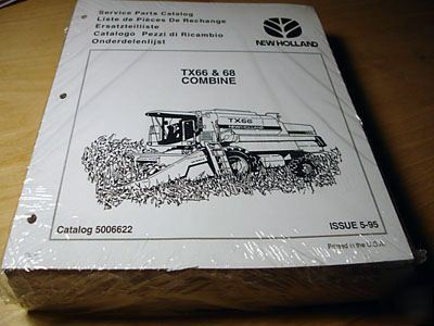 New holland TX66 TX68 combine parts manual nh