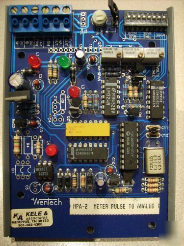 New wentech mpa-2 meter pulse to analog transducer 