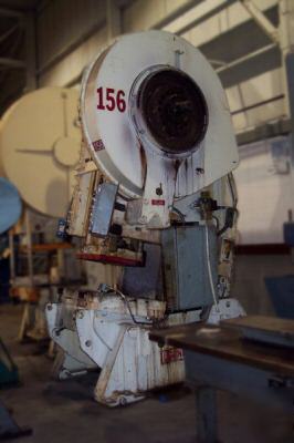 150 ton usi clearing obi back geared press, stk# 2302