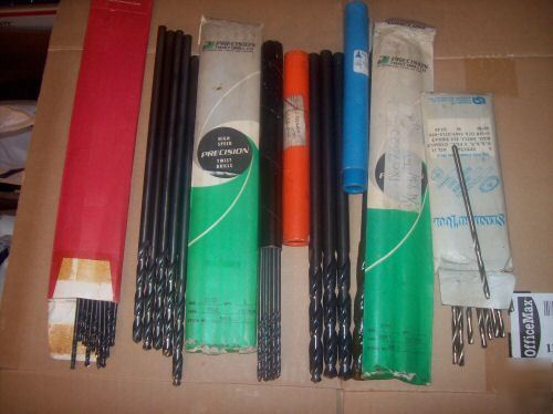 43-drill bits in assorted sizes usa- aircraft