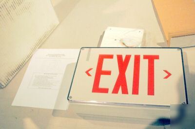 New exitronix exit light fortezza led wet location 