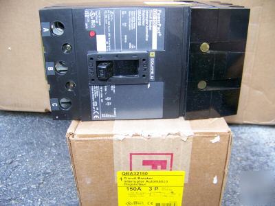 New square d QBA32150 3POLE 150AMP 240V circuit breaker 