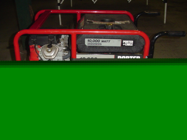 Porter cable 10,000 watt generator H1000 honda engine
