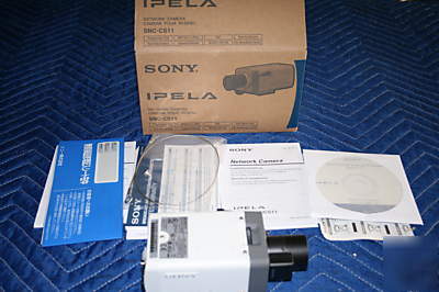 Sony ipela snc-CS11 ip color camera with lens